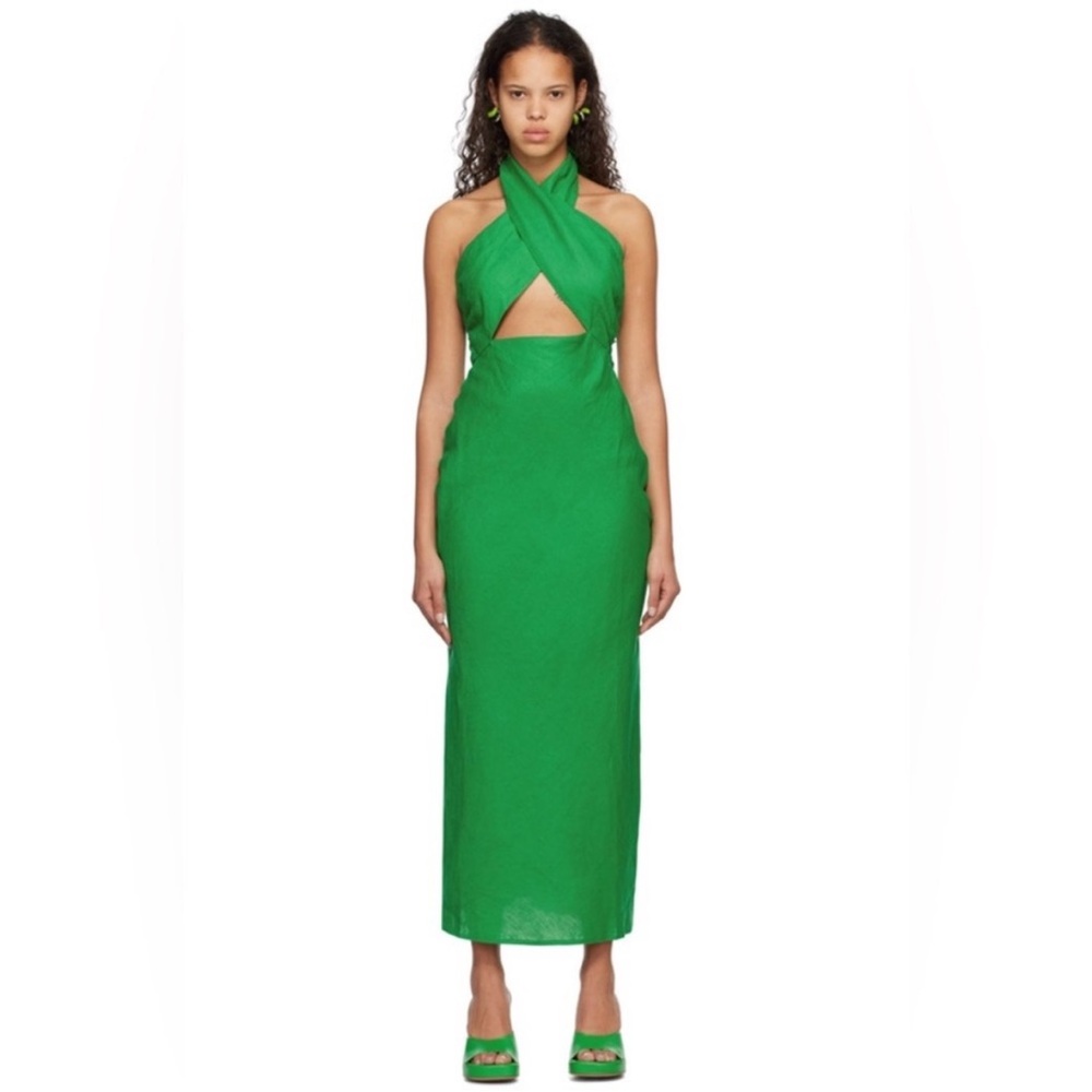 Simon Miller Yabba Halter Cutout Dress